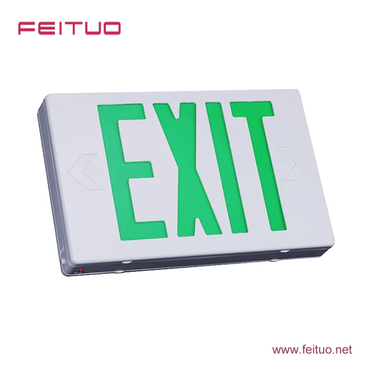 China good quality 6 inch green letters light exit