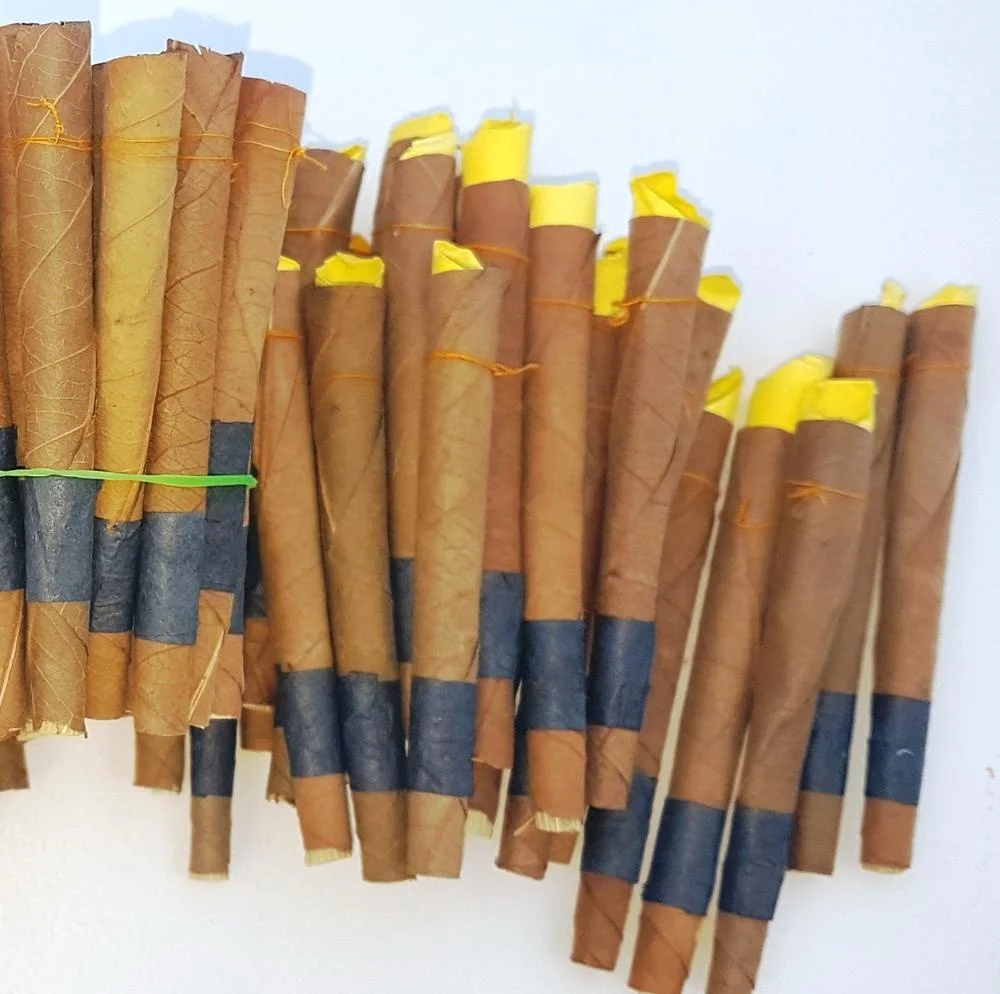 Natural leaf Pre Rolled Cones wooden tipped Blueberry Custom designed flavored with wooden tip pre rolled cones