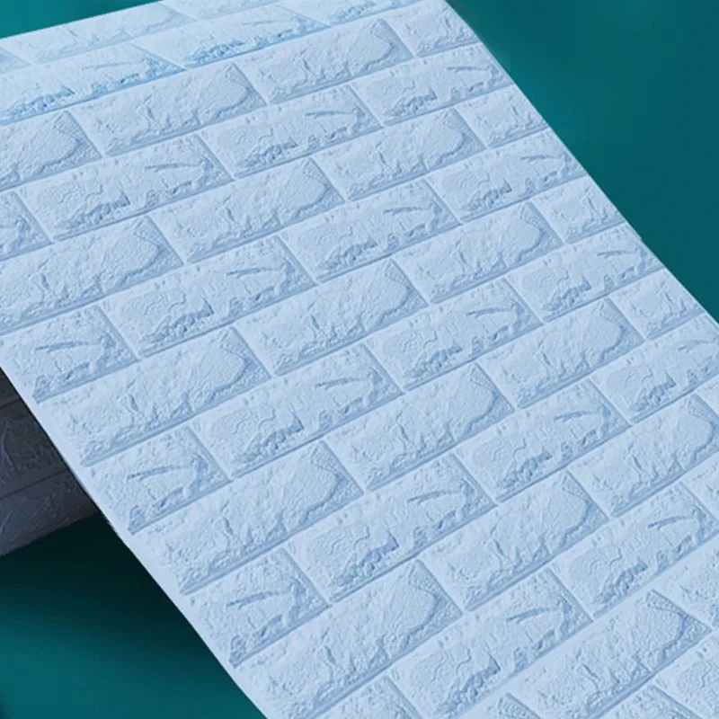 Waterproof and soundproof factory supply soft selling 3d foam wallpaper for home decoration