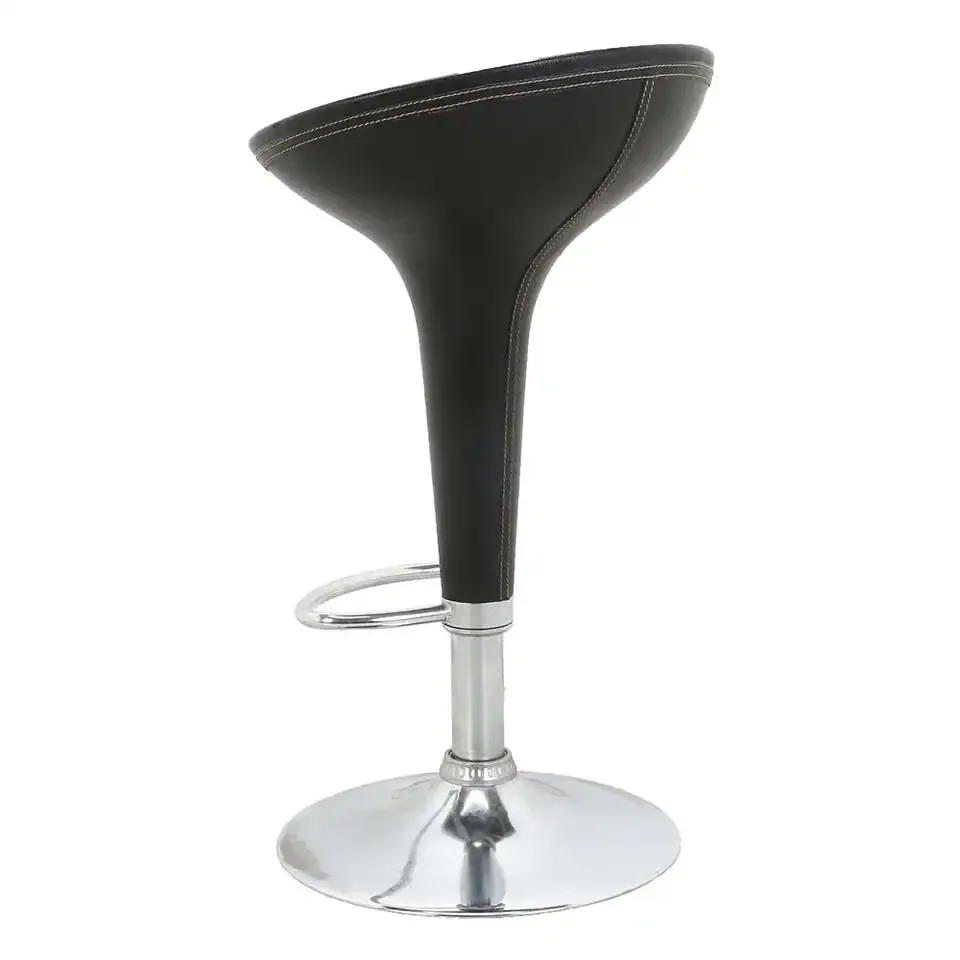 Adjustable Height Barstool Outdoor Modern Metal Black Rotating Plastic Bar Stool Bar Chairs