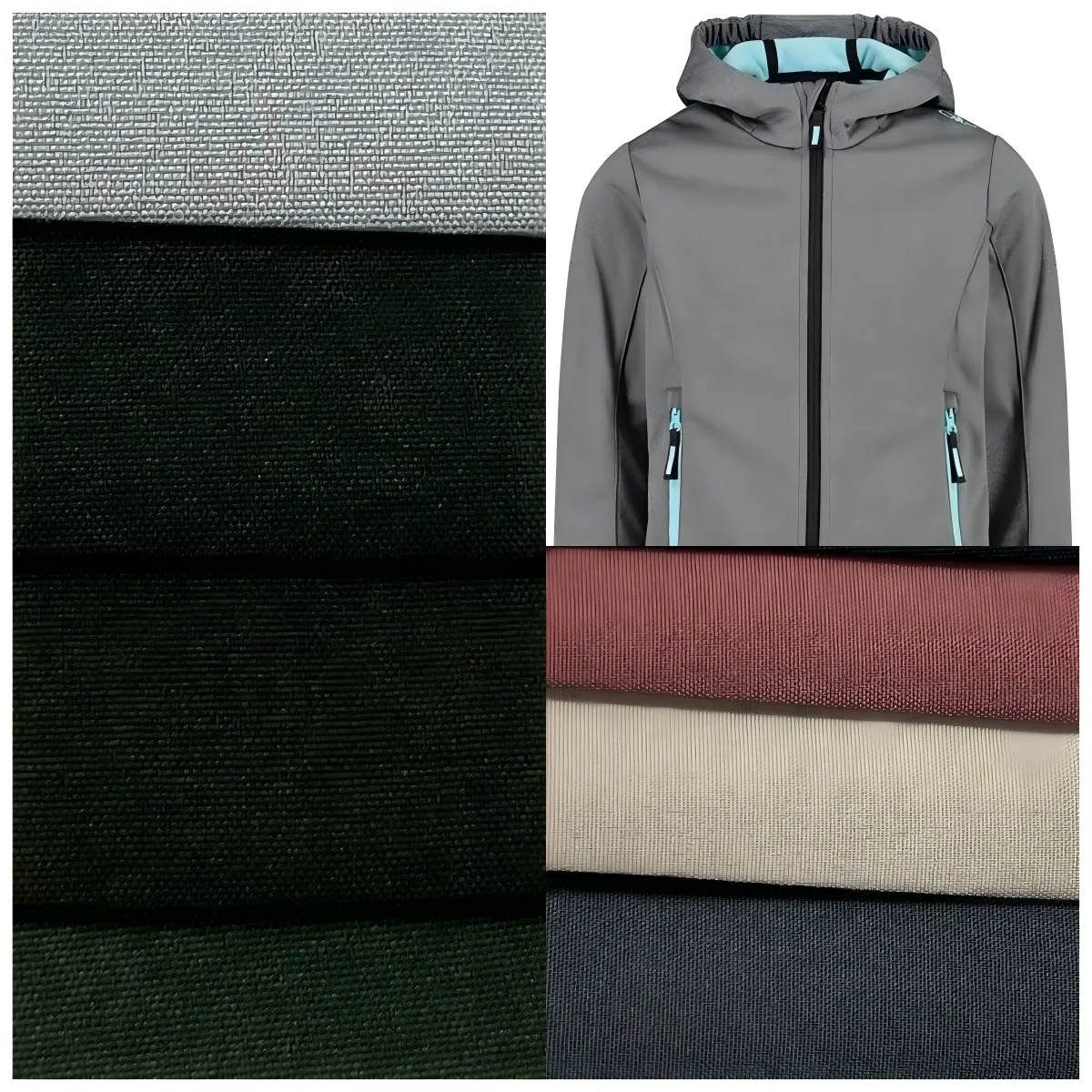 100D 4-сторонний эластан 100% полиэстеровый тканый материал из мягкой саржевой ткани с простым печатным узором в горошек упакованных на складе рулонах