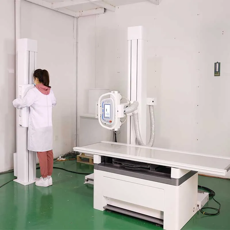 Medical X-ray machine fixed double column medical equipments X-ray machine for abdominal and chest shooting