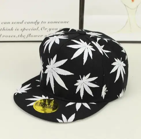 Top Quality Embroidery maple  Leaf Snapback Hat Hip Hop Snapback Hats