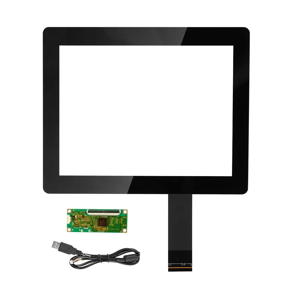Hight quality Multi Touch custom size 10 points capacitive Touch Screen panel for LCD Display kiosk