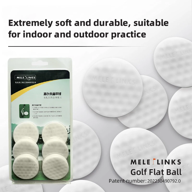 Cost-Effective Professional  Flatball Training Aid Golf Ball Durable Practice Golf Ball Golf Flat Ball