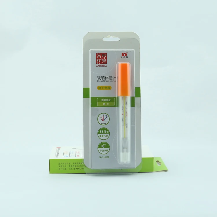 
Clinical Fever Under Arm Testing Gallium Alloy Mercury-free Thermometers for Human Body 