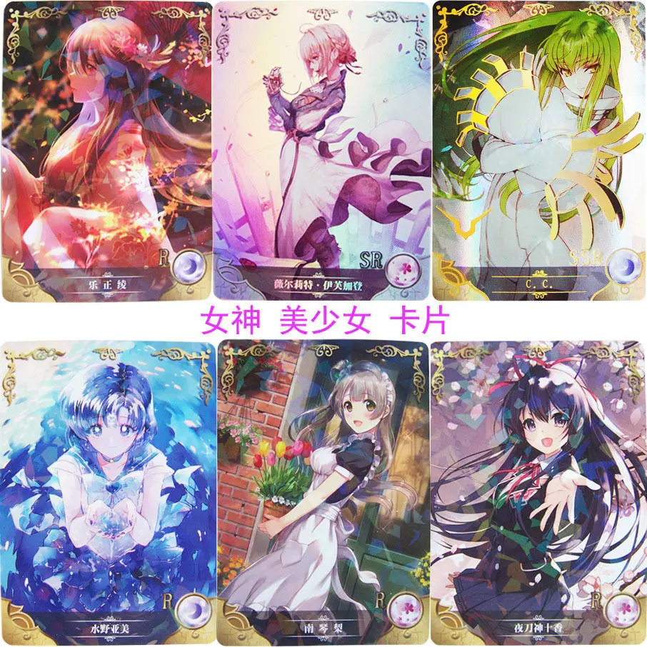 New Design Goddess Story Collection Cards Sexy Swimsuit Girls Bikini Fairness TCG 2m06 PR Goodliness Table Playing Game Board