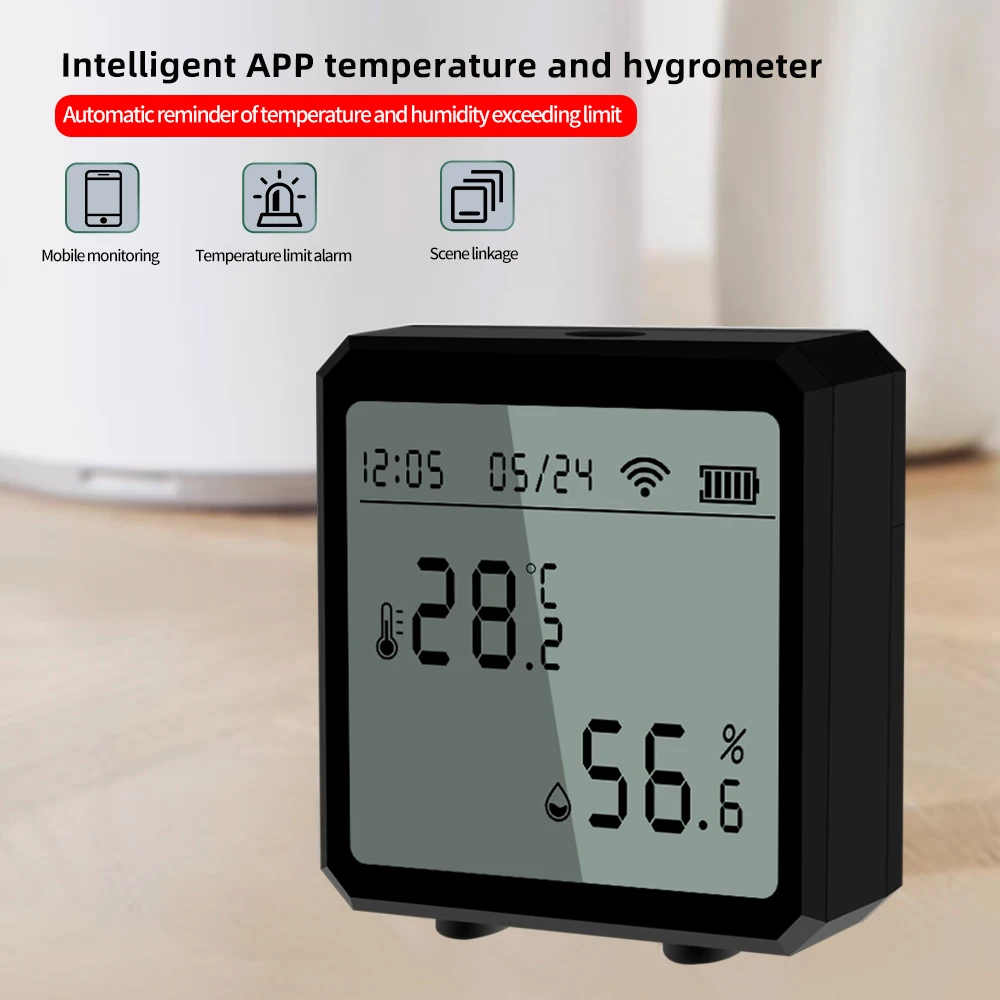High Quality Indoor Outdoor Temperature Tester Digital WIFI Data Recorder Temperature And Humidity Sensor Detector Meter