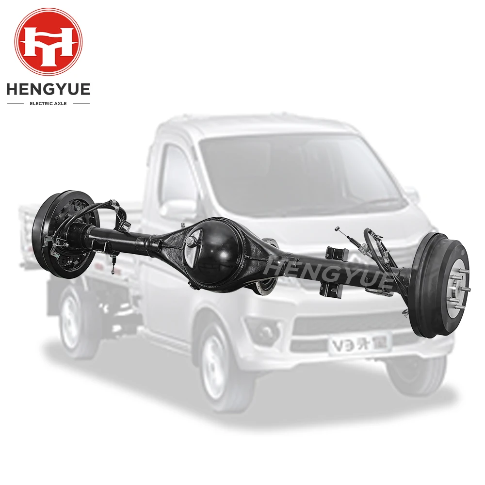 Electric truck rear end axle shaft differential rear axle assembly