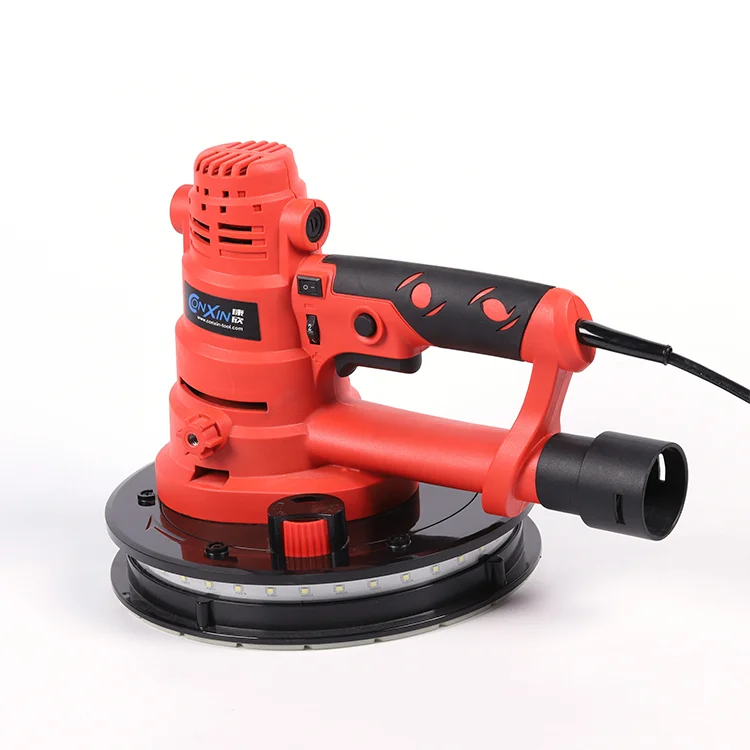 AKX New Style Air Random Orbital Palm Sander 190mm Auto Body Orbit Sanding machine with LED LIGHT