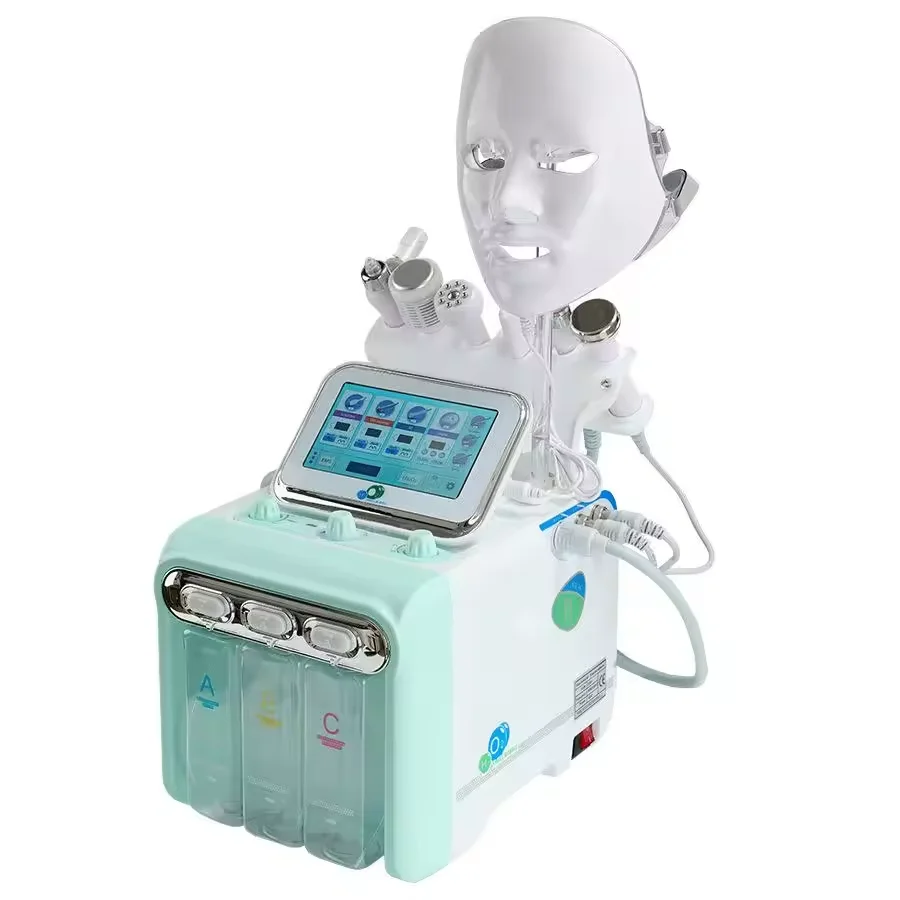 SW.Beauty Machine 2-ого поколения 7-в-1 кислородная струйная пилинг для лица H2O2 Hydra Jet с механическим насосом варианты штепсельной вилки UK/EU/US
