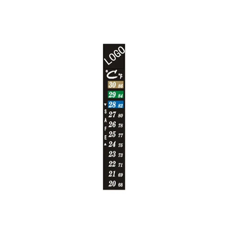 Custom marine aquarium gift strip temperature meter digital mercury free thermometers for aquarium