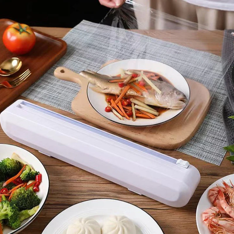 Professional Food Wrap Cutter Dispenser Foil Cling Film Cutter Foil Cutter Kitchen Accessories Tools