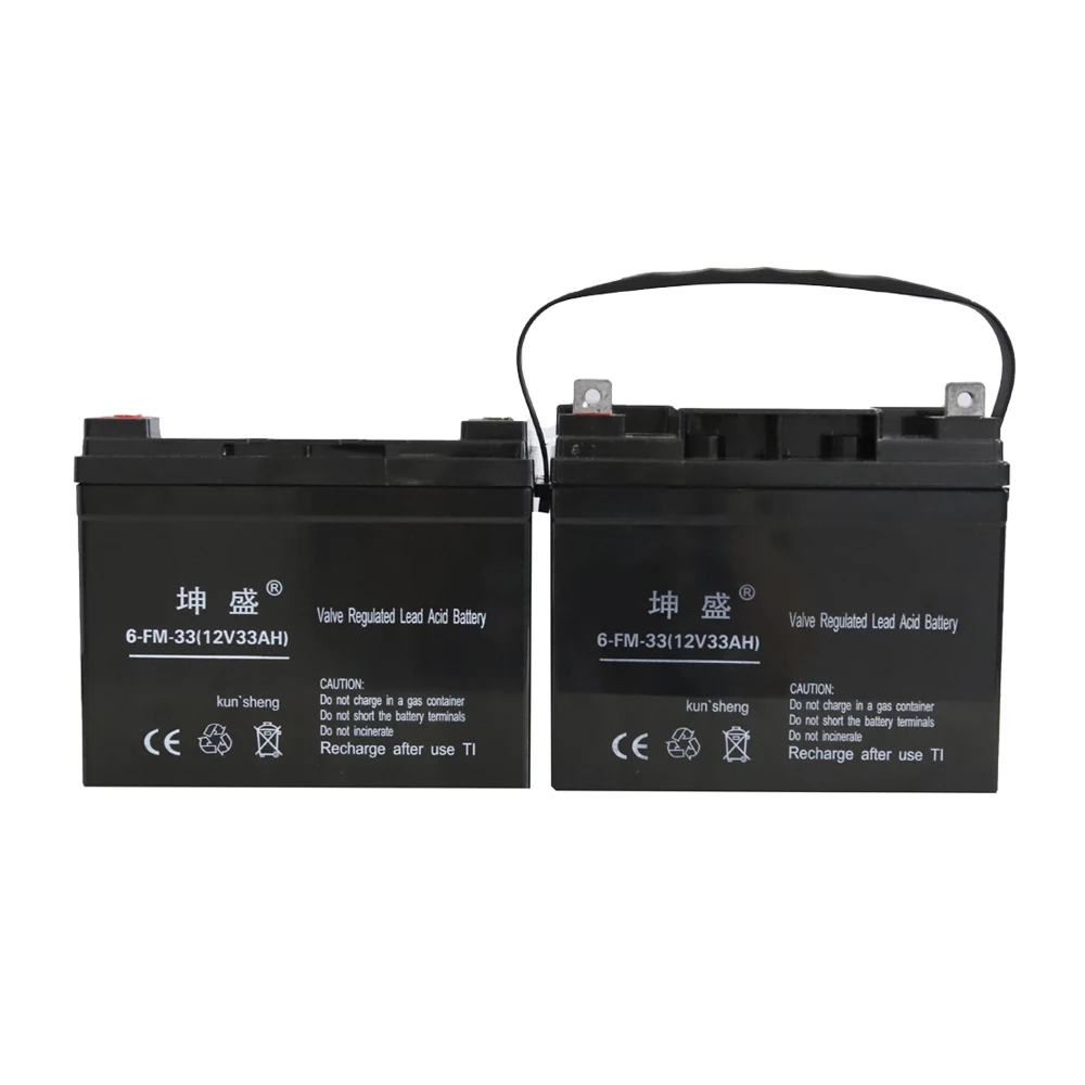 Batteries Rechargeable Storage Maintenance Free 12v 33ah Lead Acid Battery For Home Appliances