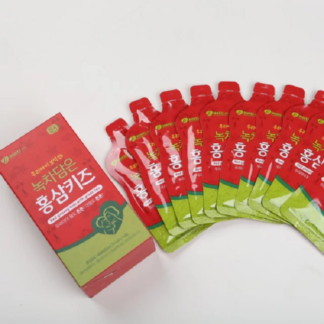 
Red ginseng with green tea for kids 