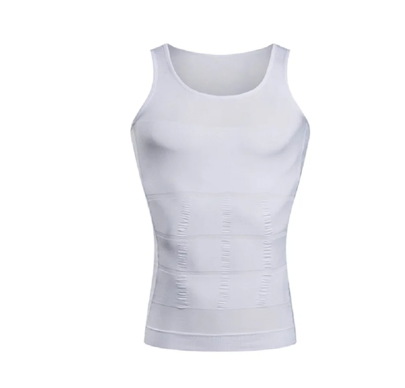 Slimming Body Shaper Slimming Underwear Corset Waist Cincher Bodysuit Tummy Shaper Vest for Men