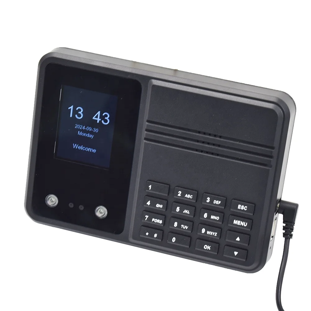New design Palm vein recognition attendance 2.4 inches Attendance Machine Support Audio Output