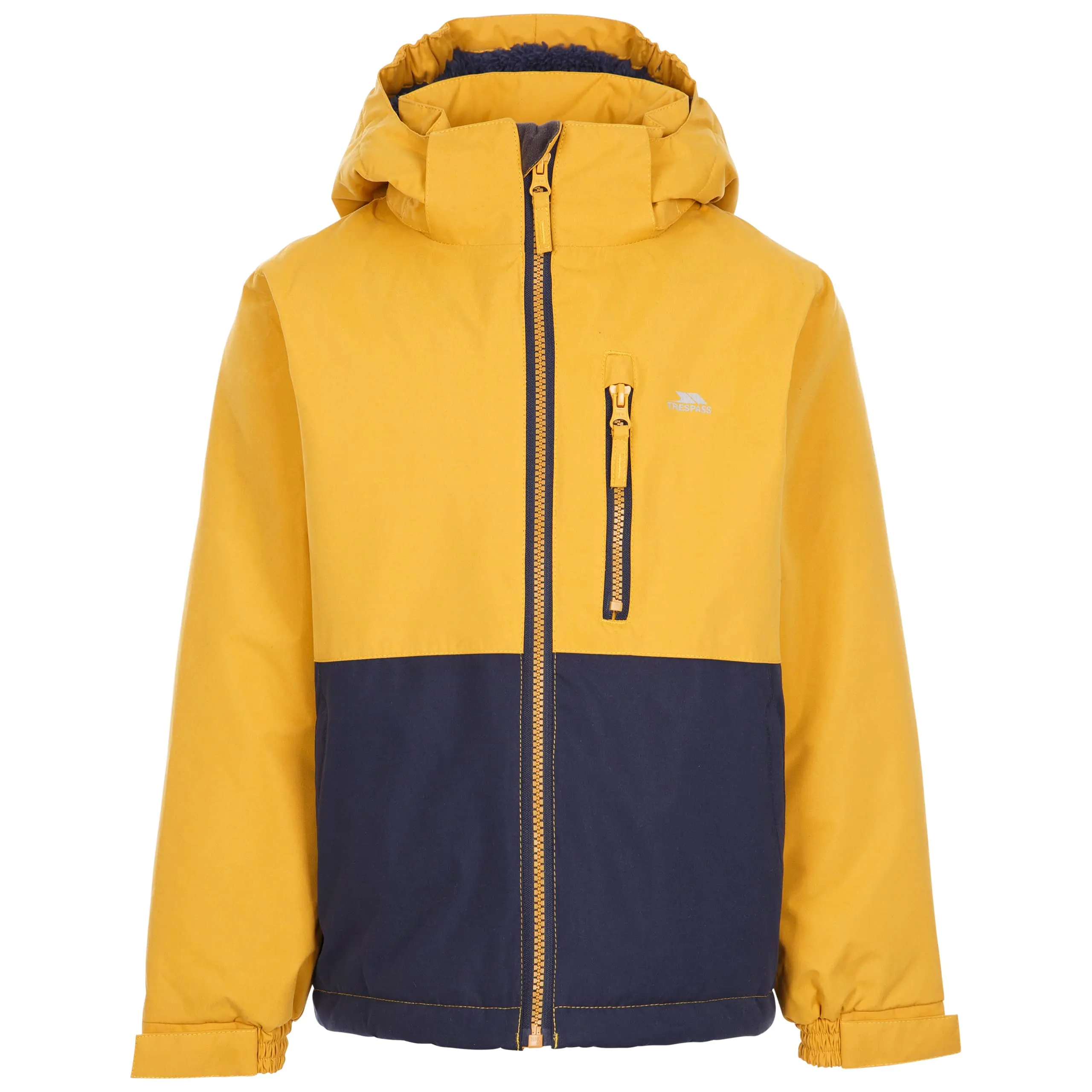 Children yellow hoodie outdoor waterproof clothing mountain climbing coats softshell jacket for boys