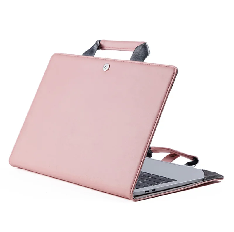For macbook Business Waterproof PU leather Laptop Bag Computer case For Macbook 14.2 13 air 15 pro 12 inch