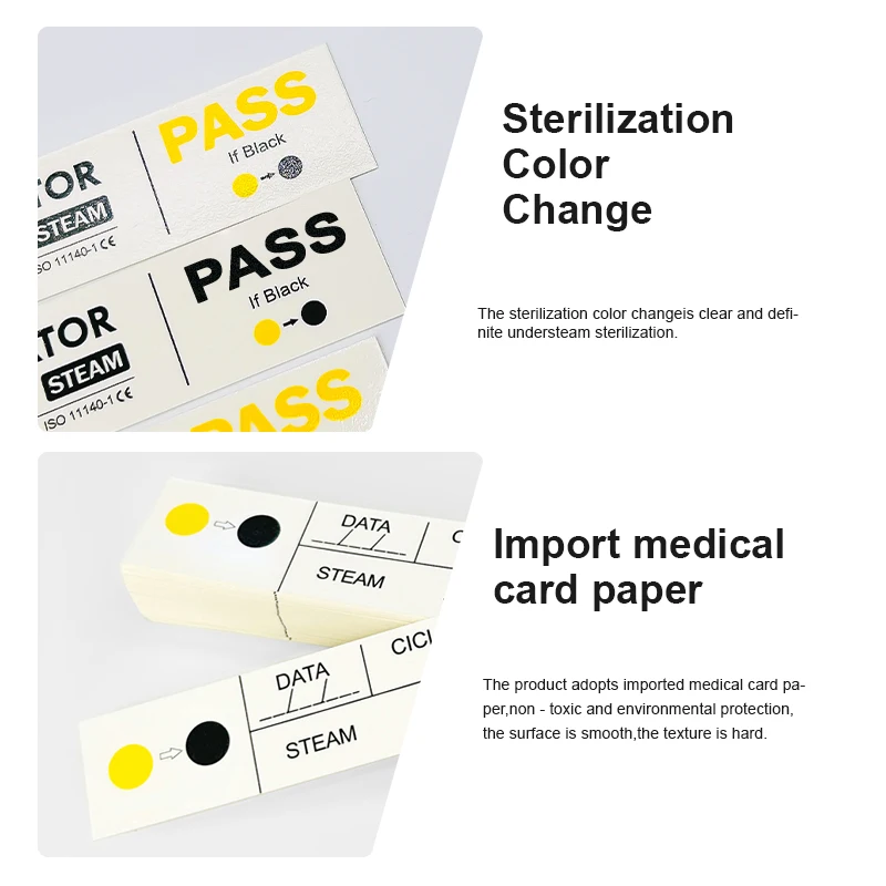 Hot Sale Type Class 6 Steam Disinfection  Autoclave Chemical Indicator Strip For Hospital