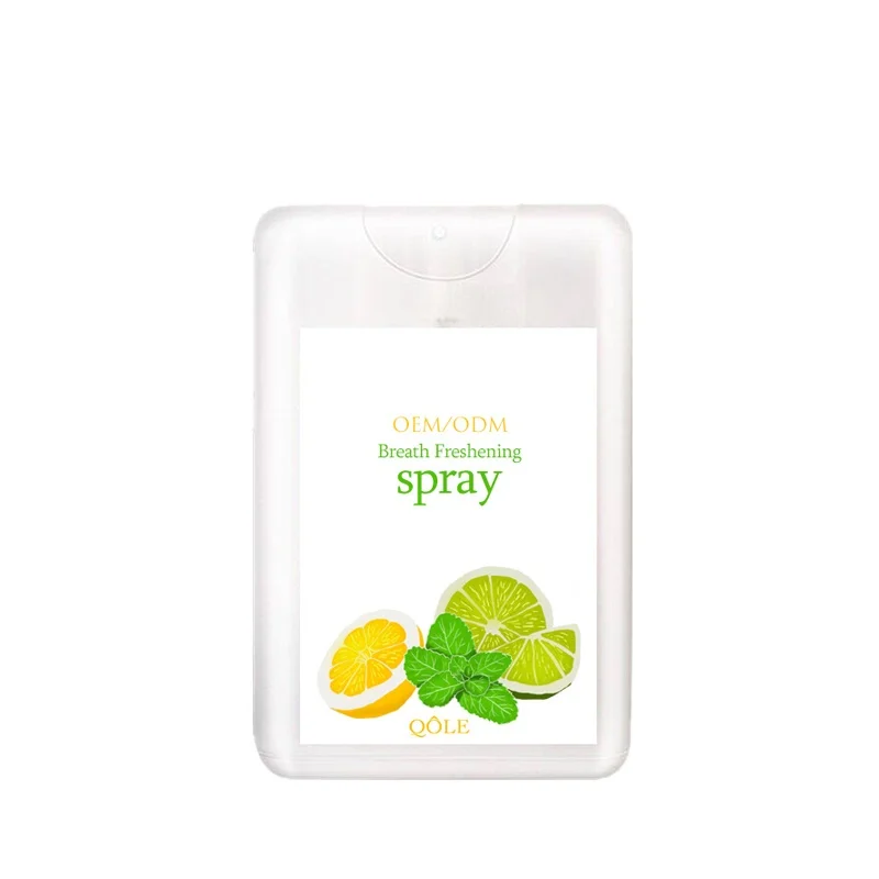 
Hot sale honey, mint formula no breath and lasting small and portable oral spray 
