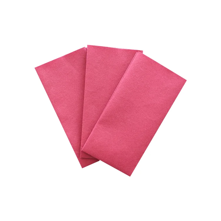 Wholesale Woodpulp Custom Napkin Paper Disposable Restaurant Color Airlaid Napkin Linen Feel Airlaid Napkin