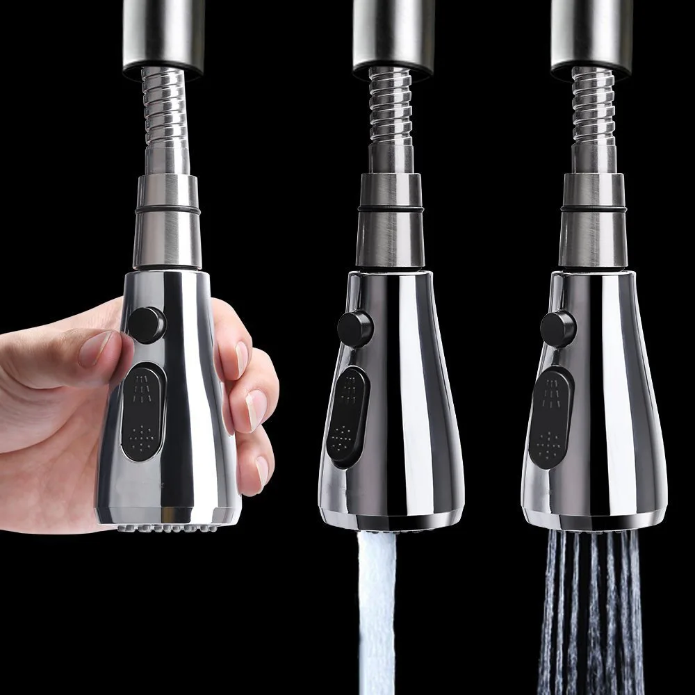 Kitchen Bathroom Faucet Pull Out Shower Head Water Faucets Spray Replacement Head Sprinkler Filter