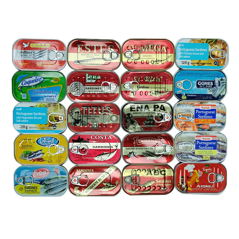OEM Canned Sardines In Vegetable Oil wholesale Supplier From Morocco in tomato sauce sardines