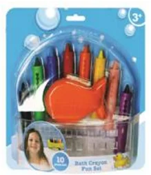
Bathtub Colorful Crayons 