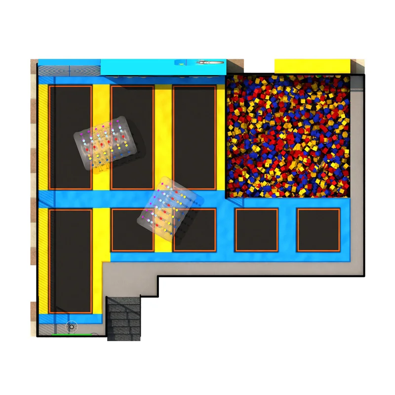 ASTM Standard Commercial Kids Indoor Trampoline Park for sale