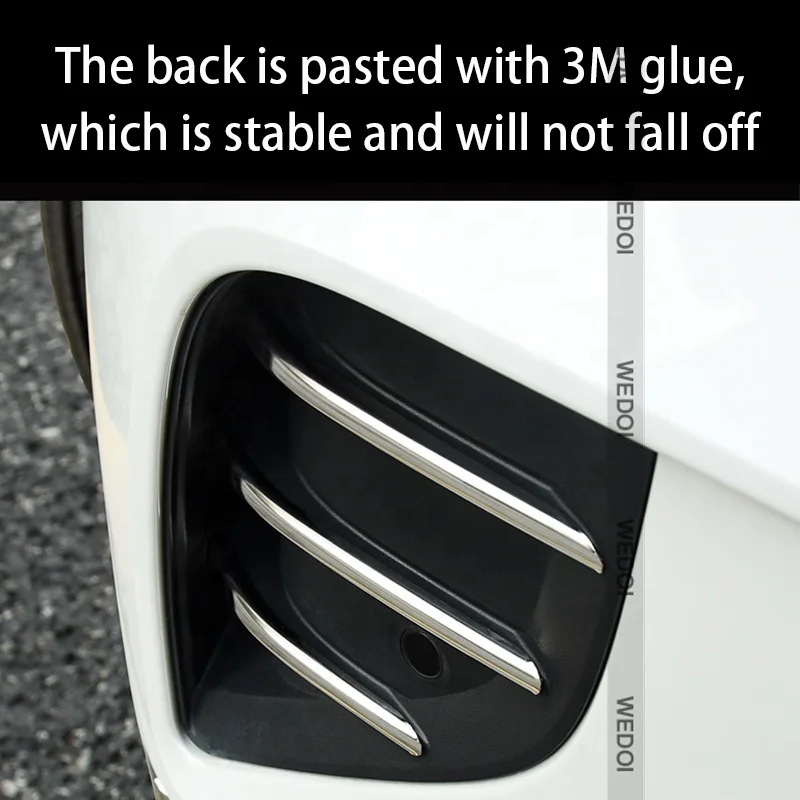 Front Fog Light Trim For VW ID.4 Crozz Fog Frame Cover Car Accessories For Volkswagen ID.4 Crozz 2022