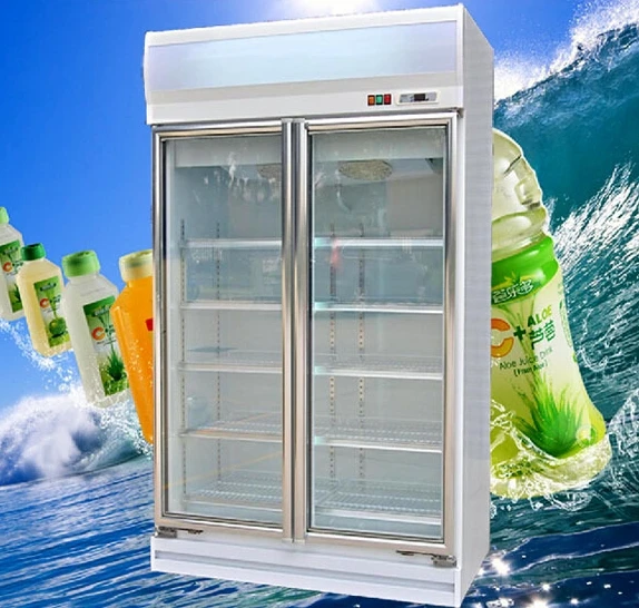 Frigidaire двухдверный холодильник pepsi frezzer Коммерческая Морозильная камера с воздушным охлаждением