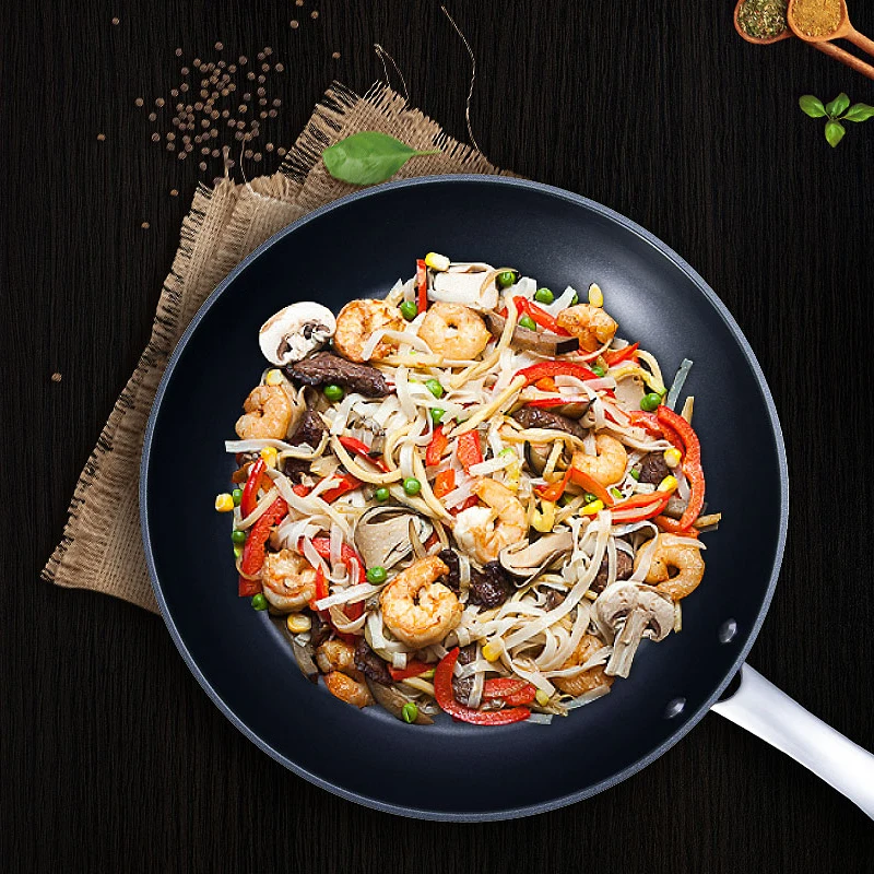 
Best price hot selling Galanz Friendly Fry fried 20cm stainless steel non-stick big breakfast frying pan With CE 