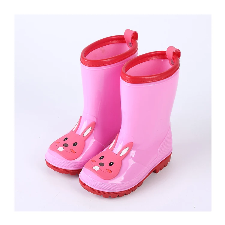 
Colorful non-slip kids PVC rain boots pure color wellington boot waterproof high quality children cheap rain boots for child 