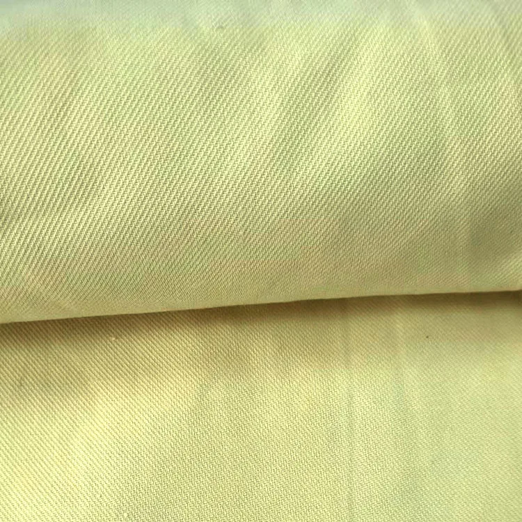 1414 Yellow Aramid Woven Fabric Twill Kevlar Woven Fabric