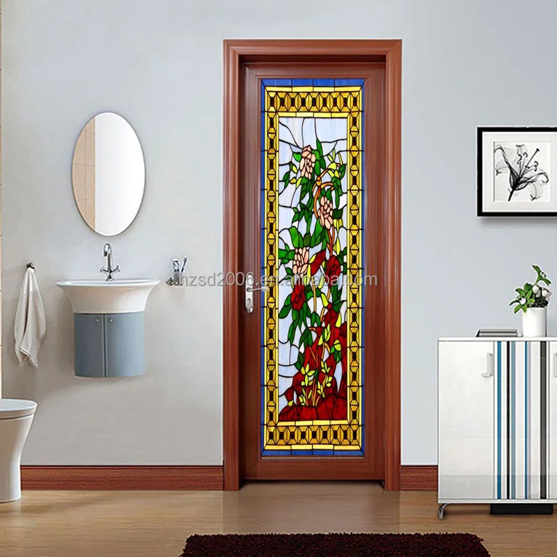 Flora Design Stained Glass Windows for Church and Buildings | Custom Tiffany Stained Glass Window  Door And Ceiling