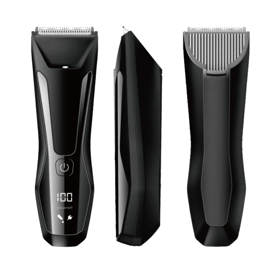 Professional Electric mini clipper Groin hair groomer Body hair trimmer for men Wet and Dry arm leg back underarm hair shaver