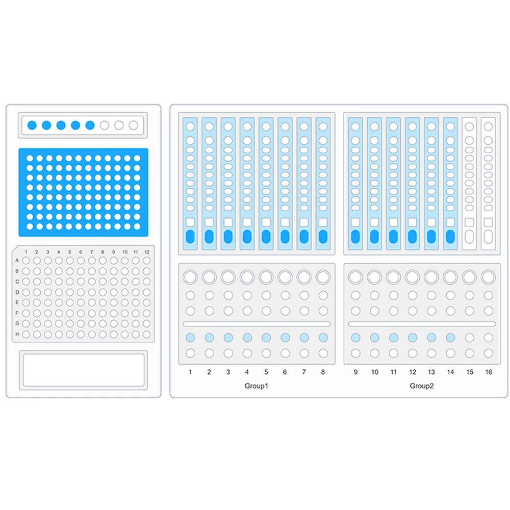 dna extraction machine 96 magnetic beads pipetting type nucleic acid extraction