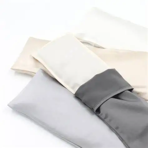 Natural Herbal Relaxation  With Cassia Seed And Lavender Seed Satin Silk Eye Pillow Perfect for Sleeping, Yoga, Meditation