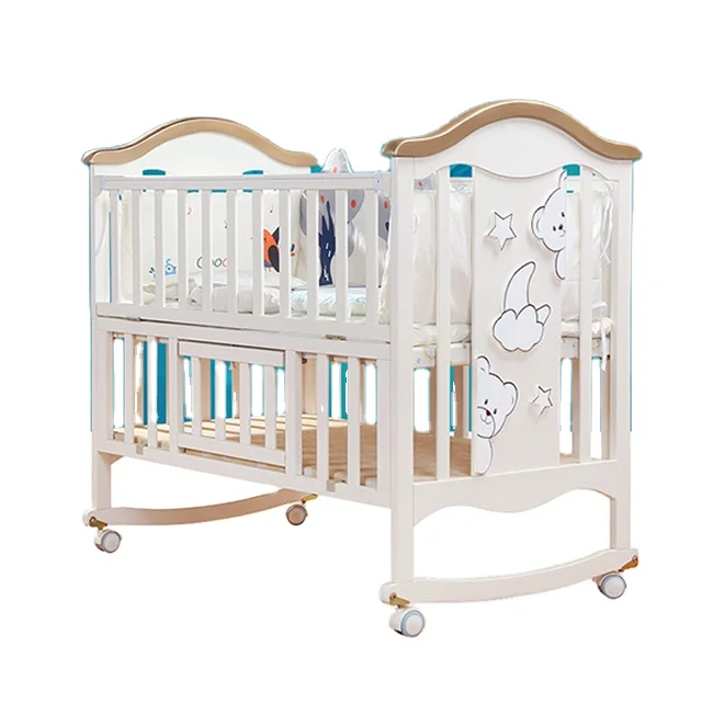 smoothly wood baby swing cribs bedroom furniture for export