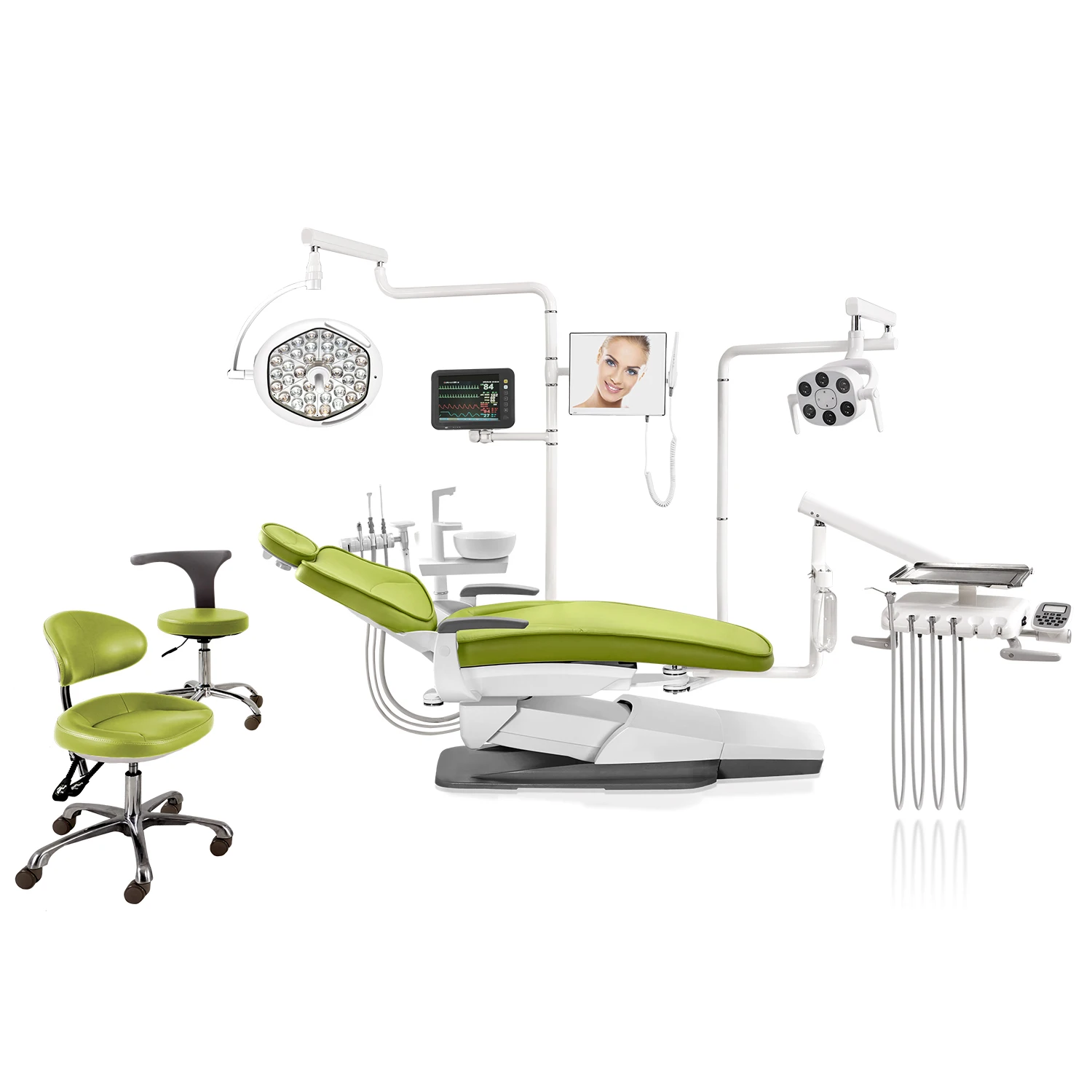 Popular in high-end clinics For lefty dental chair unit dentist chair luxury dental chairs unit price