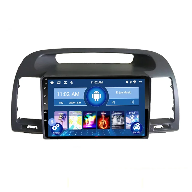 CAR GPS Navigation Radio Carplay Android 13 Car DVD Multimedia Player for Toyota Camry 2002 2003 2004 2005 2006 Autoradio 32G