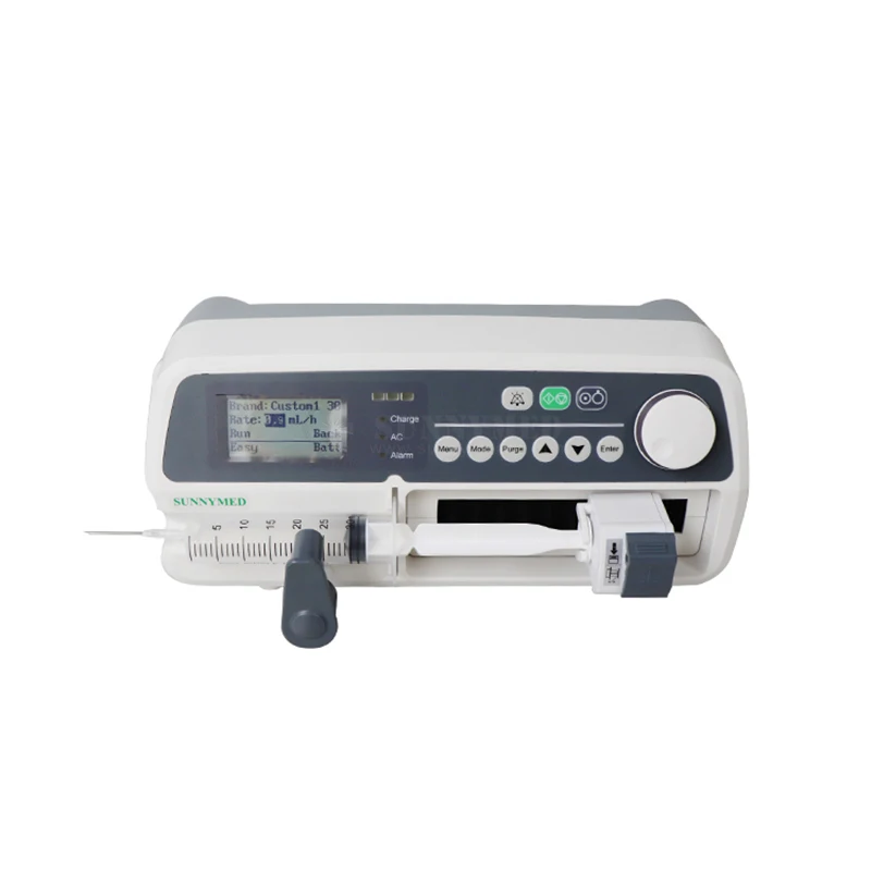 Sy-G079-2 Clinic Syringe Pump Time Based Infusion Portable Syringe Pump for Hospital