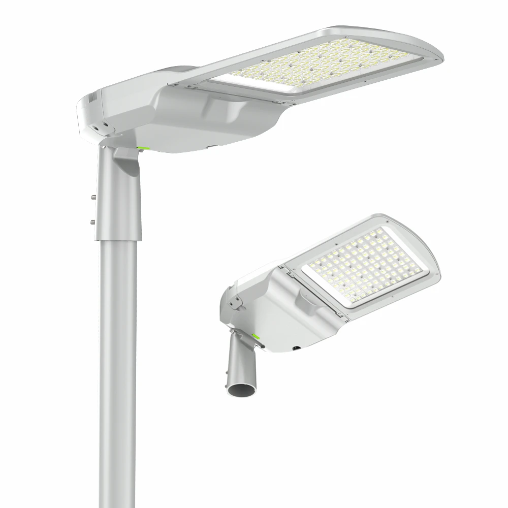 50W 100W 300W 150lm/W LED Street Lights with Photocell Dusk to Dawn Outdoor Parking Lot Light Road Area Lighting