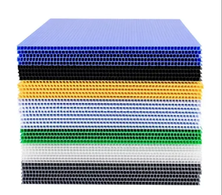 Corriboard Corriflute Sheet Polypropylene Plastico Pp Corrugated Hollow Plastic Petek 4ft X 8ft Coroplast Sheet 4mm Poster Board