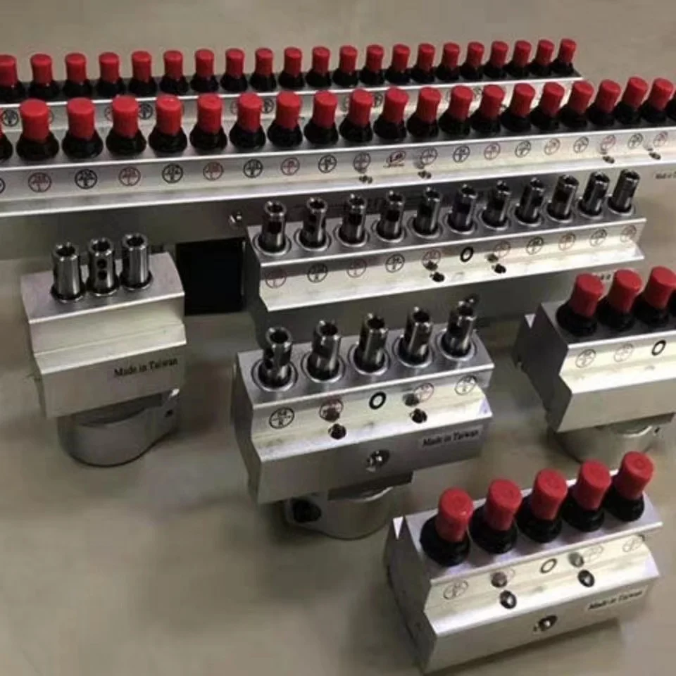 customized one Row Multi spindles  vertical  woodworking furniture simple  wood drilling machine wood boring machine