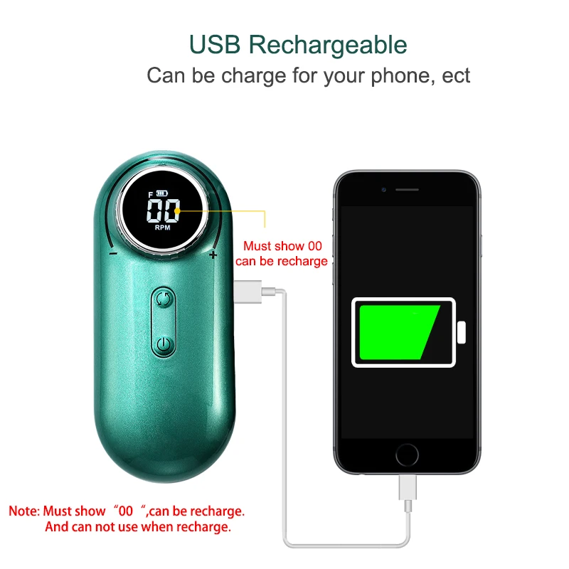 Portable Electric Nail Drill Professional Rechargeable 30000RPM USB Nail Drill For Manicure Pedicure Polishing Tools