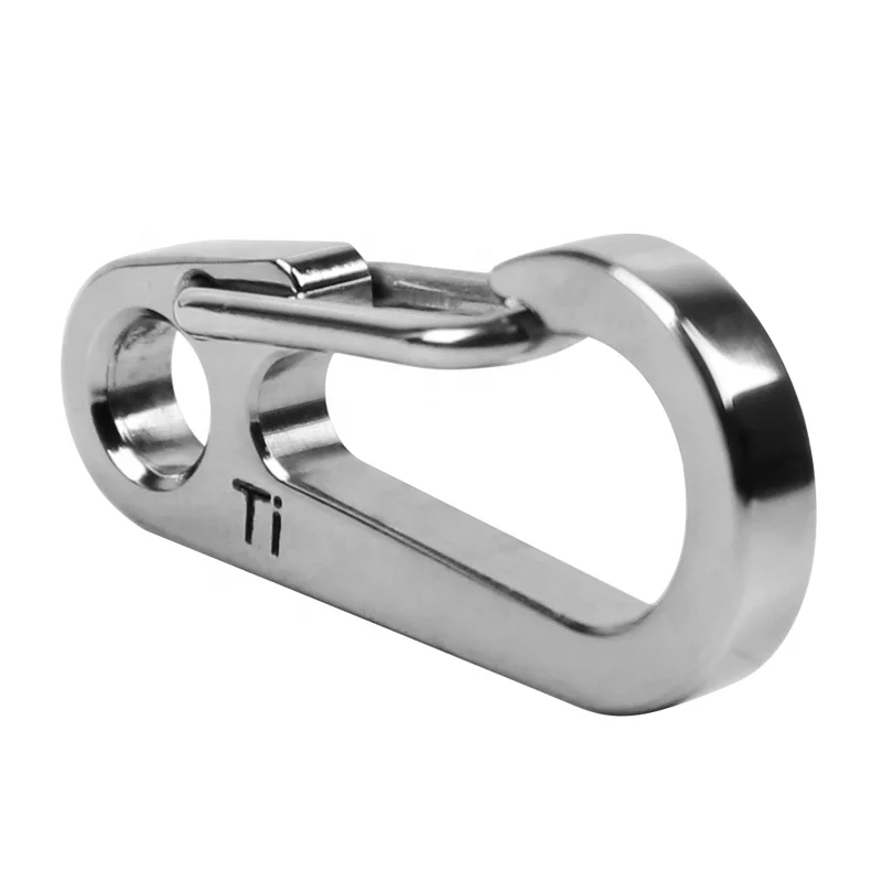 Rover Camel Multi-Functional Titanium Quick Release Carabiner Keychain Hiking Locking Buckle