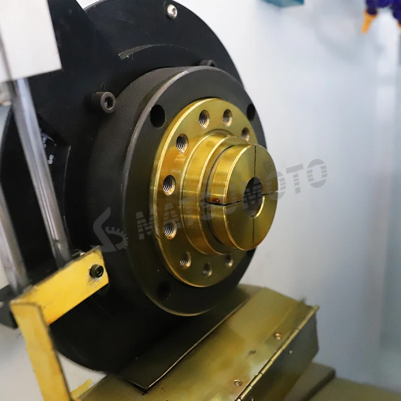 High Precise Small Mini Gang Tool 4KW GSK Cnc Lathe CK6132 Flat Bed Lathe Machine