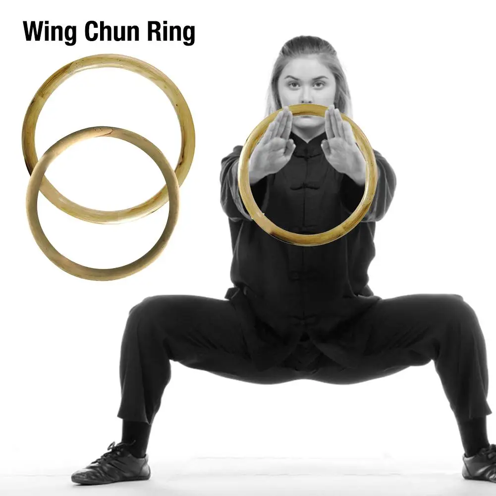 
Wing Chun Rattan Ring Natural Wood Rings Wing Chun Kung Fu Wrist Hand Strength Training Equipment Physical Exercise Ring 